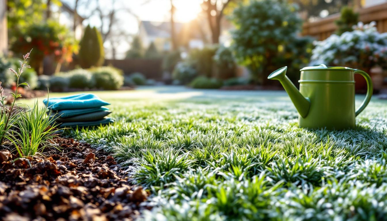 Entretien pelouse hiver : conseils pour un gazon résistant aux froids
