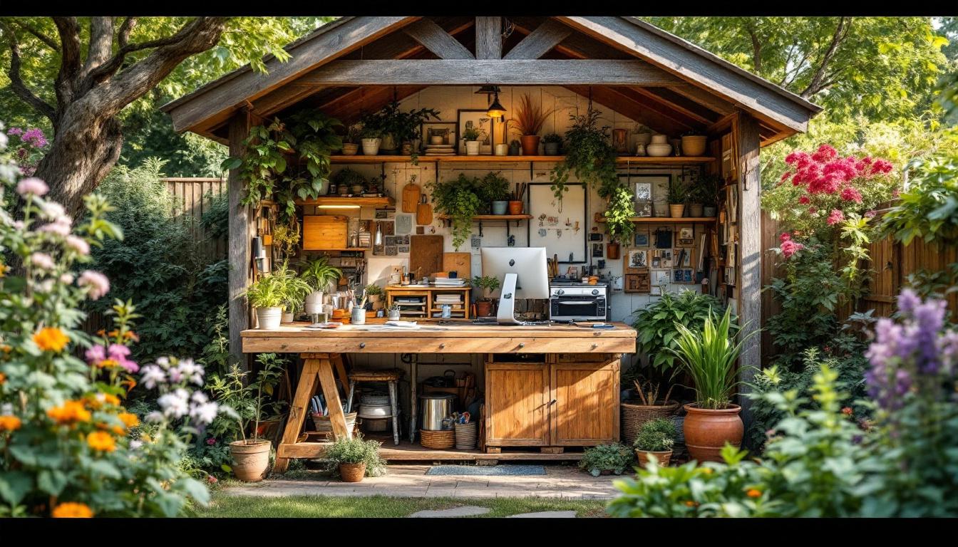 Studio de jardin plan : construisez votre espace de travail idéal