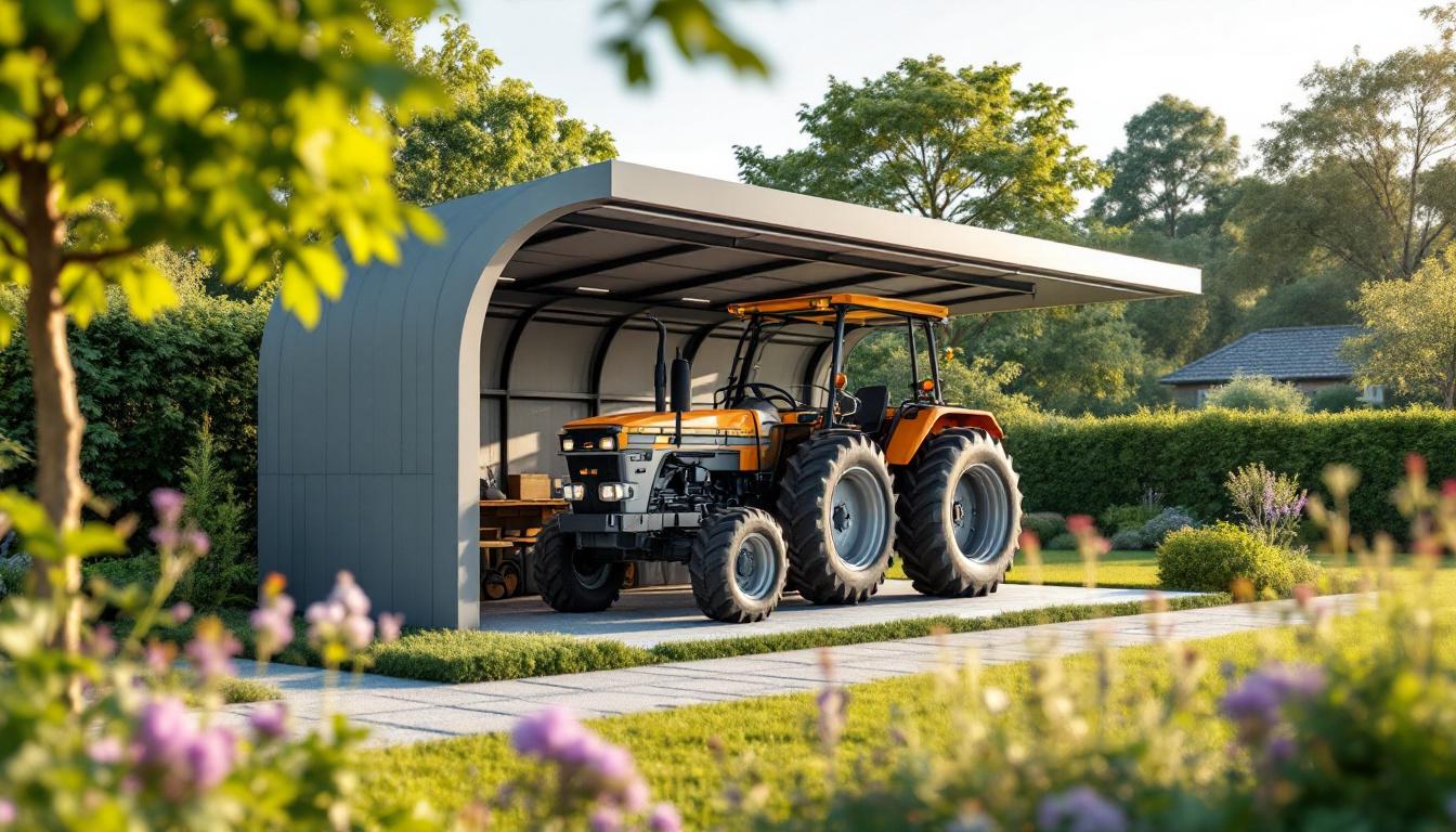 Abri pour tracteur agricole : protégez votre matériel efficacement