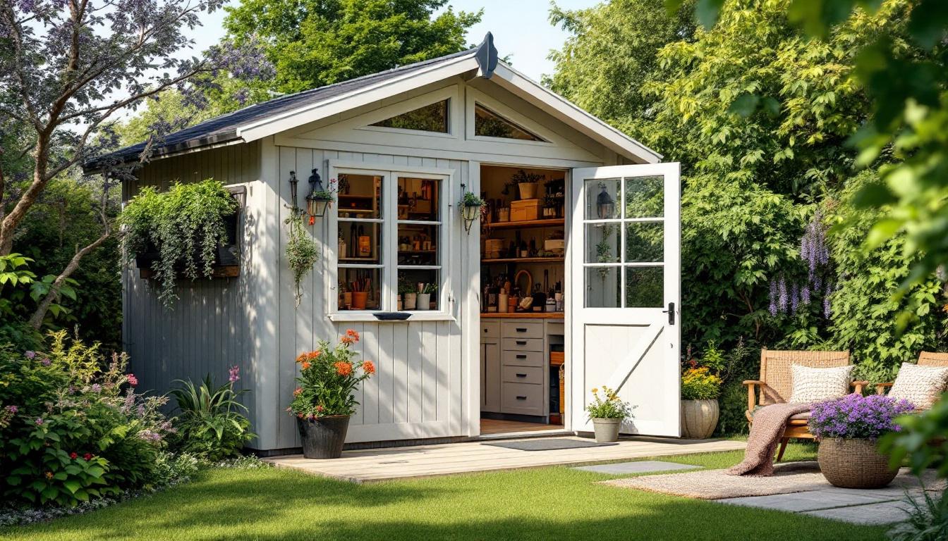 Cabane jardin 10m2 : optimisez votre espace extérieur facilement