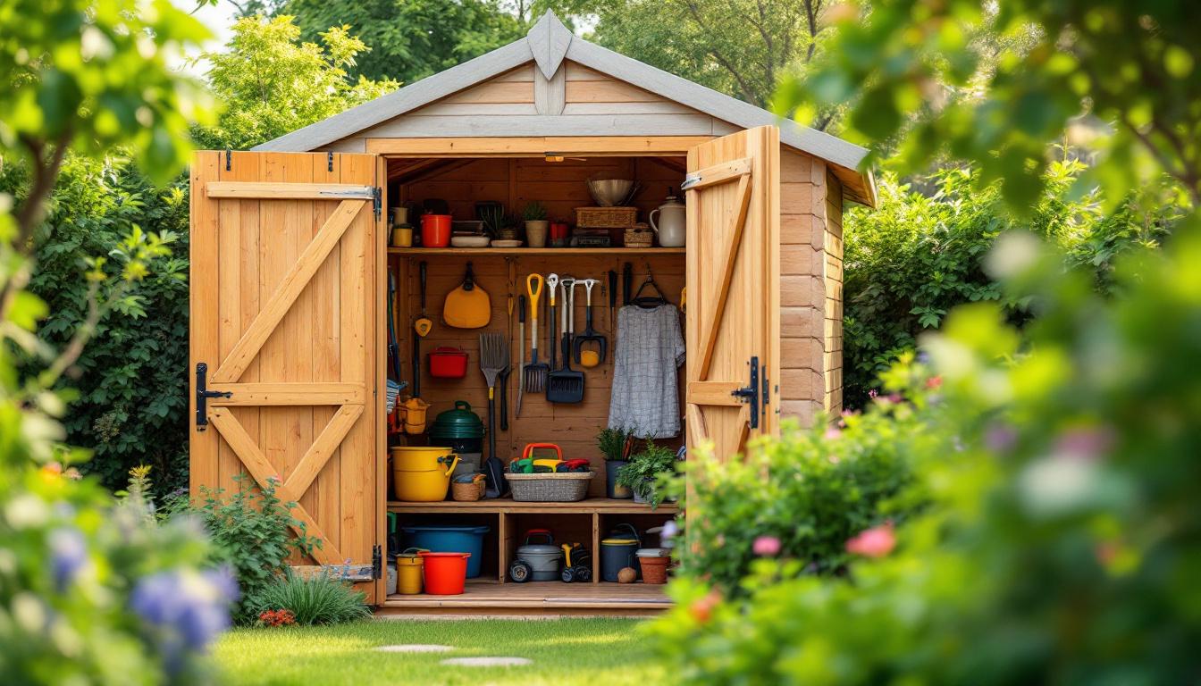 Porte pour abri de jardin : matériaux, dimensions et conseils d'achat